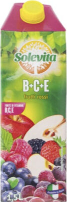 Succo di frutti rossi B+C+E front packaging