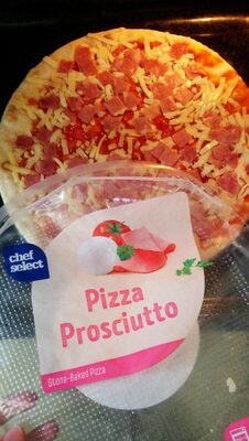 Prosciutto italian style stone baked pizza