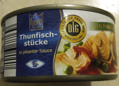 Thunfischstücke in pikanter Sauce front packaging