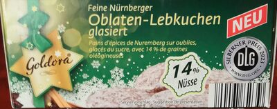 Feine Nürnberger Oblaten-Lebkuchen glasiert