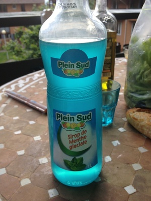 Sirop de menthe glaciale