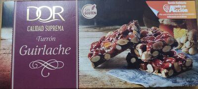Turrón Guirlache front packaging