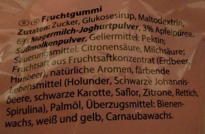 Tartar de salmón ingredients label