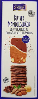 Butter Mandelgebäck Vollmilchschokolade