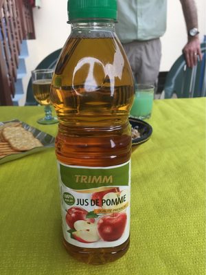 Jus de pomme front packaging