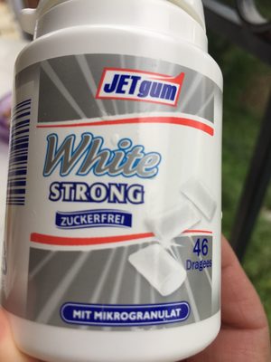 White strong front packaging