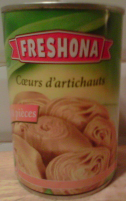 Corazones de alcachofas front packaging