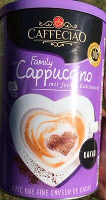 Family Cappuccino front packaging