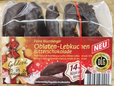 Nürnberger Oblaten-Lebkuchen Bitterschokolade