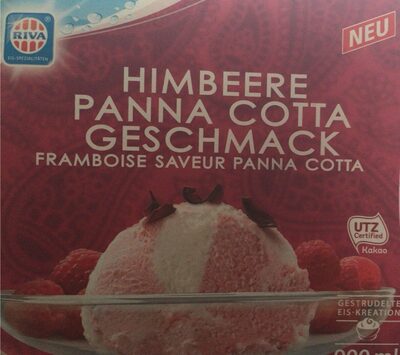 Himbeere Panna Cotta Eis front packaging