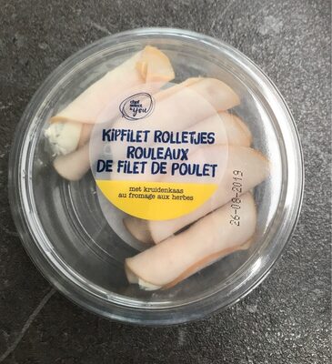 Kipfilet rolletjes front packaging