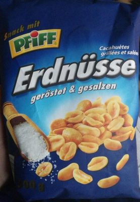 Erdnüsse geröstet & gesalzen front packaging