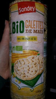 Galettes de mais front packaging