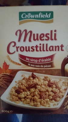 Muesli Croustillant au sirop d'érable et aux noix de pécan