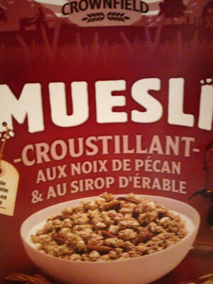 Muesli croustillant aux noix de pécan & au sirop d'érable
