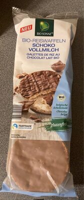 Galette de riz au chocolat au lait bio