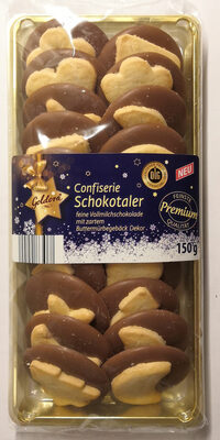 Confiserie Schokotaler Vollmilch front packaging