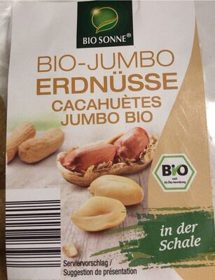 Cacahuetes jumbo bio front packaging