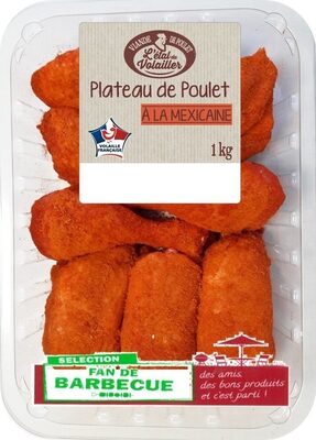 Plateau de poulet à la Mexicaine front packaging