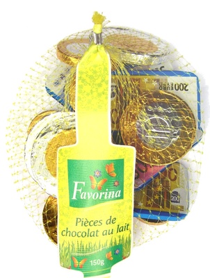 Pièces de chocolat au lait