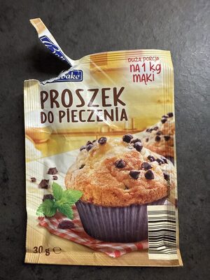Proszek do pieczenia front packaging