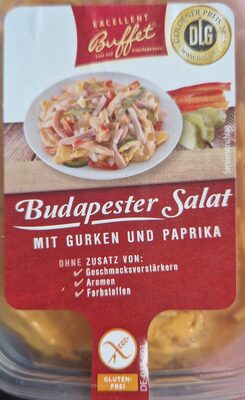 Budapester Salat mit Gurken und Paprika