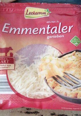 Emmentaler geriebenen