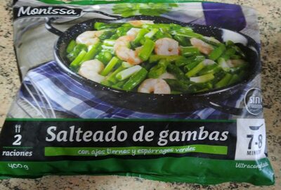 Salteado de gambas