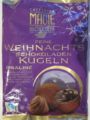 Feine Weihnachts Schokoladen Kugeln