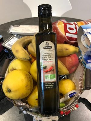 Huile d'olive vierge extra saveur piment