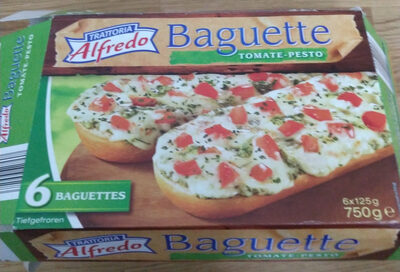 Pizza baguette alfredo