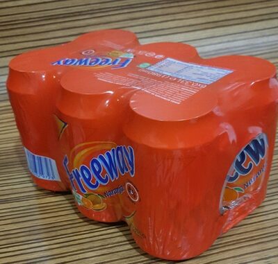 Lata refresco naranja