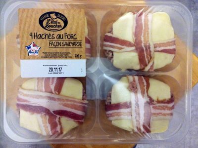 4 hachés au porc façon savoyarde