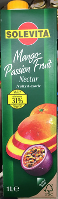 Nectar Mangue Orange Fruit de la passion