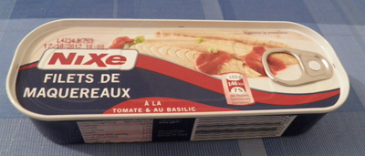 Filets de maquereaux sauce tomate et basilic