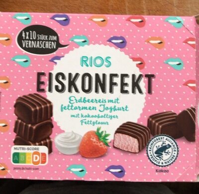 Eiskonfekt (Erdbeer m. fettarmen Joghurt)