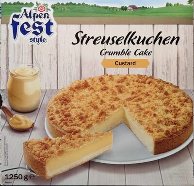 Crumble Cake Custard