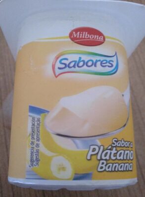 Yogur sabor platano