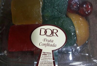 Fruta confitada