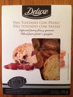 Pan Tostado con Pasas