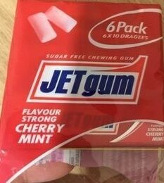 Jet gum cerise menthe