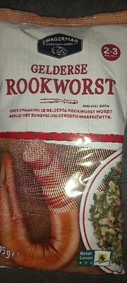Gelderse rookworst front packaging