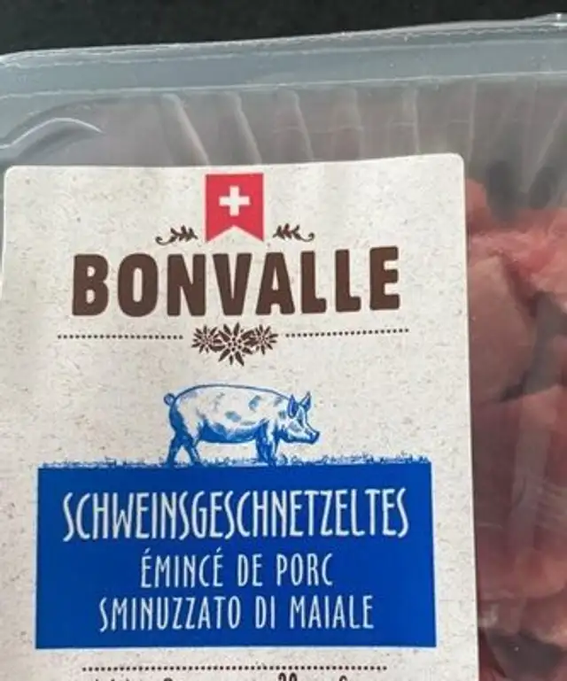 Schweinsgeschnetzeltes front packaging