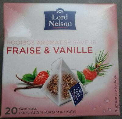 Rooibos aromatisé  saveur fraise vanille