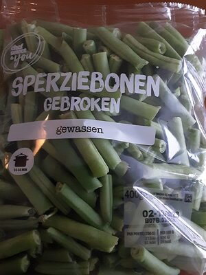 Sperziebonen gebroken