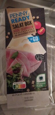 Salat Box Käse Schinken