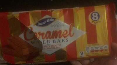 Caramel waffer bars