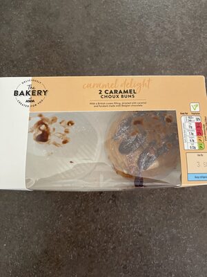 Caramel Choux Buns front packaging