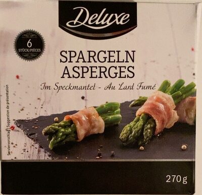 Asperges au lard fume