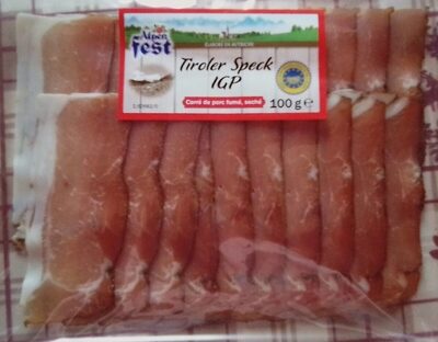 Tiroler speck front packaging